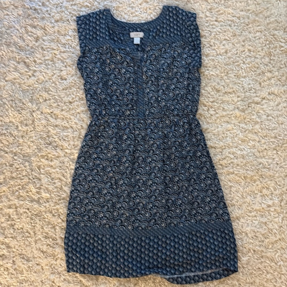 Loft Outlet Size Small Summer Tank Top Dress Blue